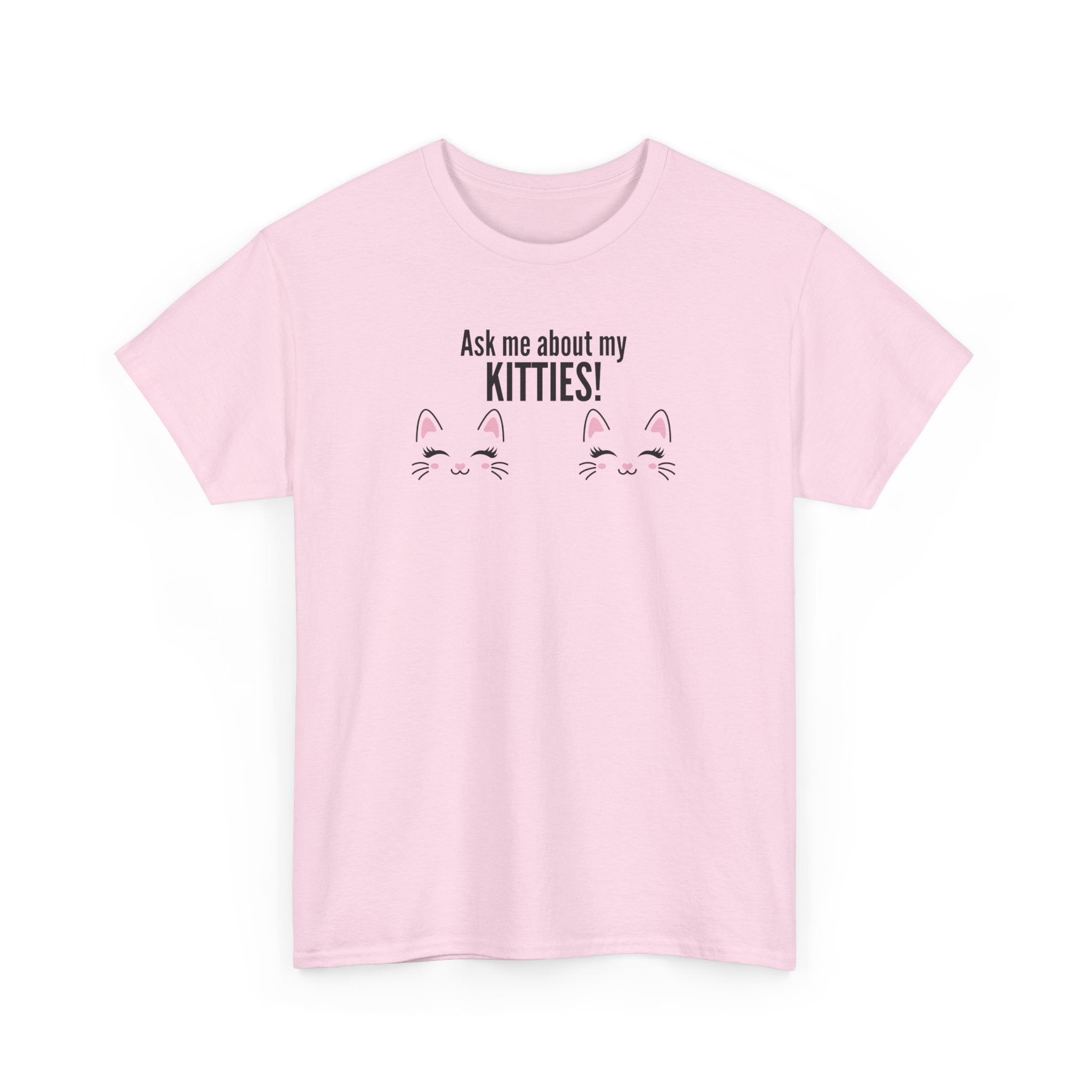 Ask Me About My Kitties Heavy Cotton Tee - T-Shirt - EpiAl's Shop