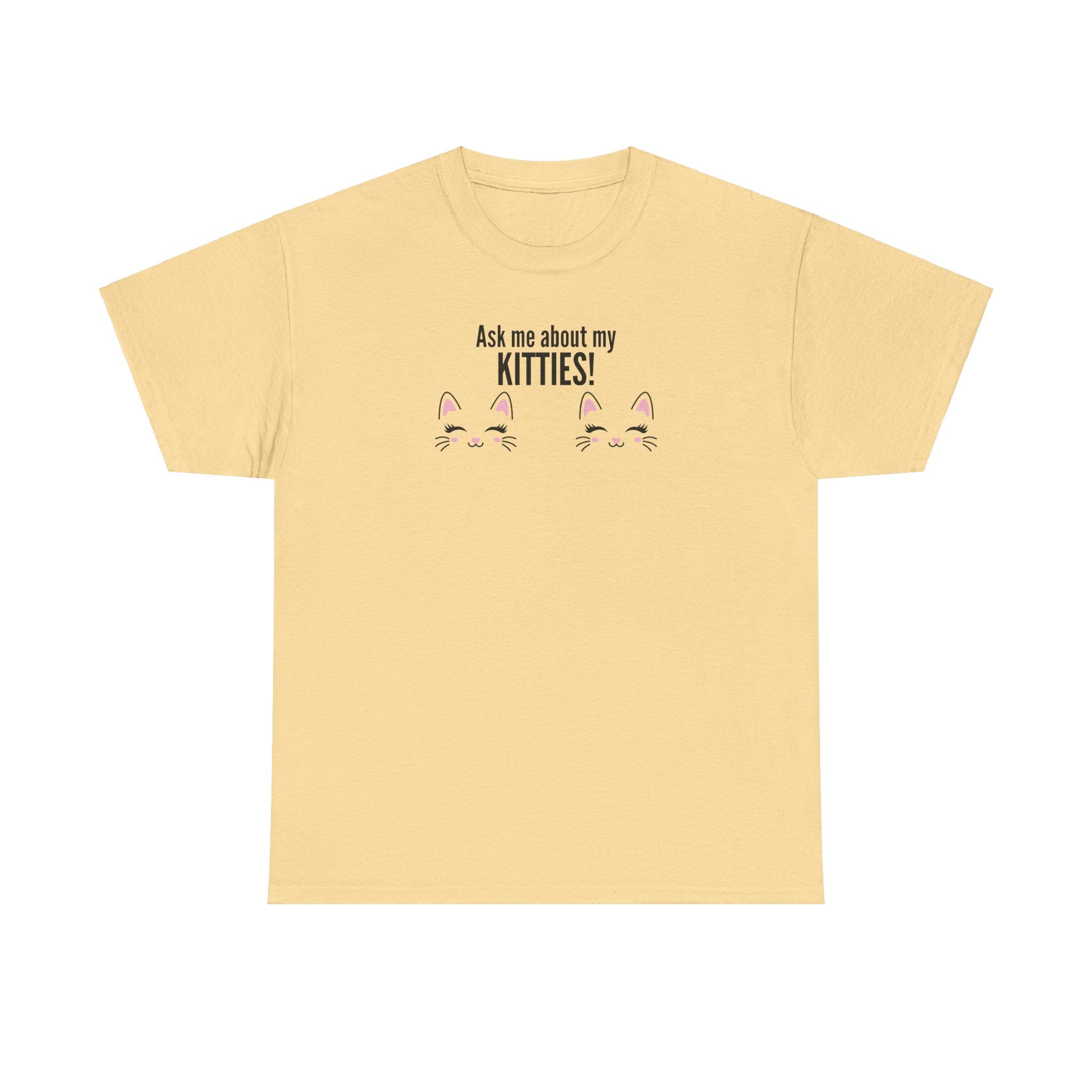 Ask Me About My Kitties Heavy Cotton Tee - T-Shirt - EpiAl's Shop