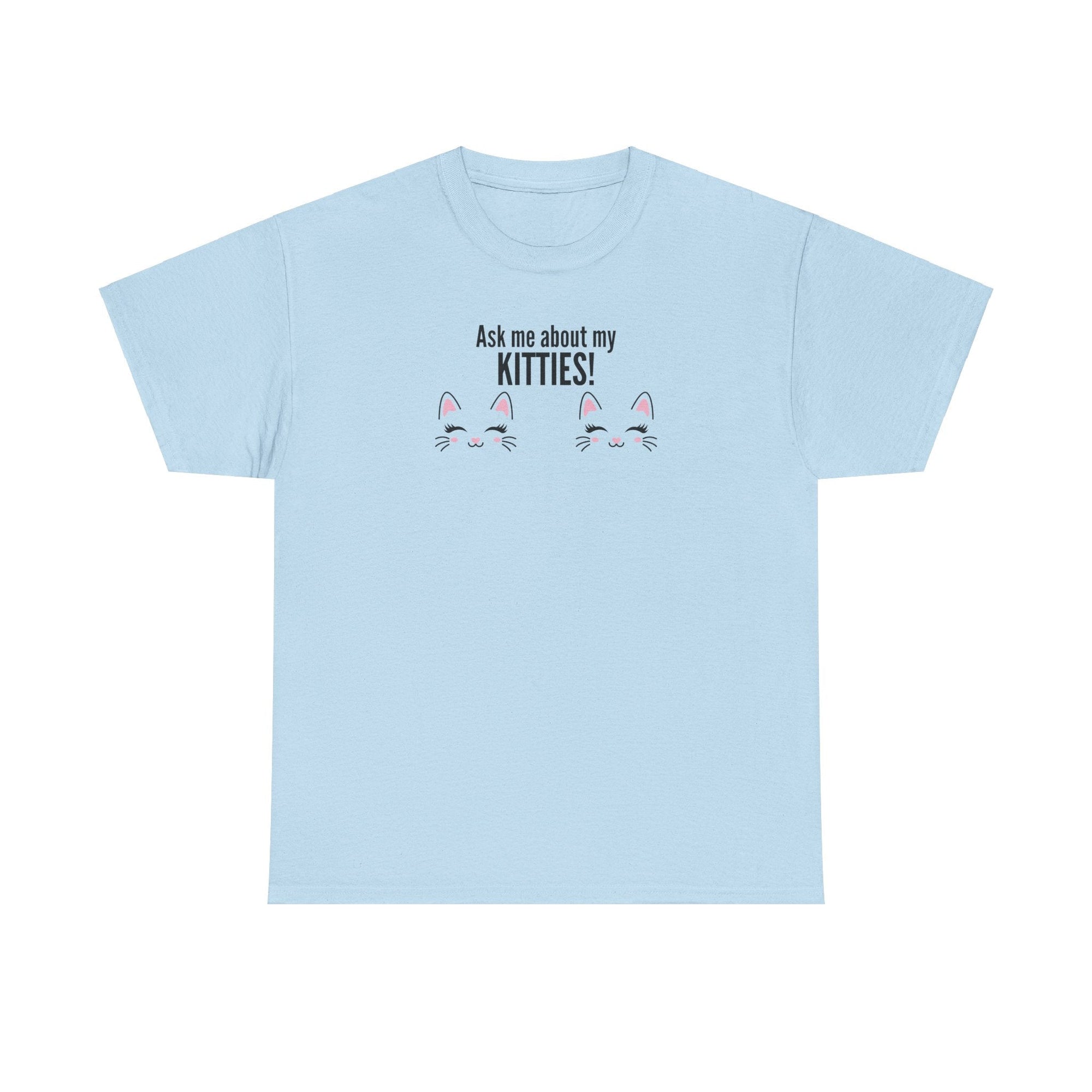 Ask Me About My Kitties Heavy Cotton Tee - T-Shirt - EpiAl's Shop