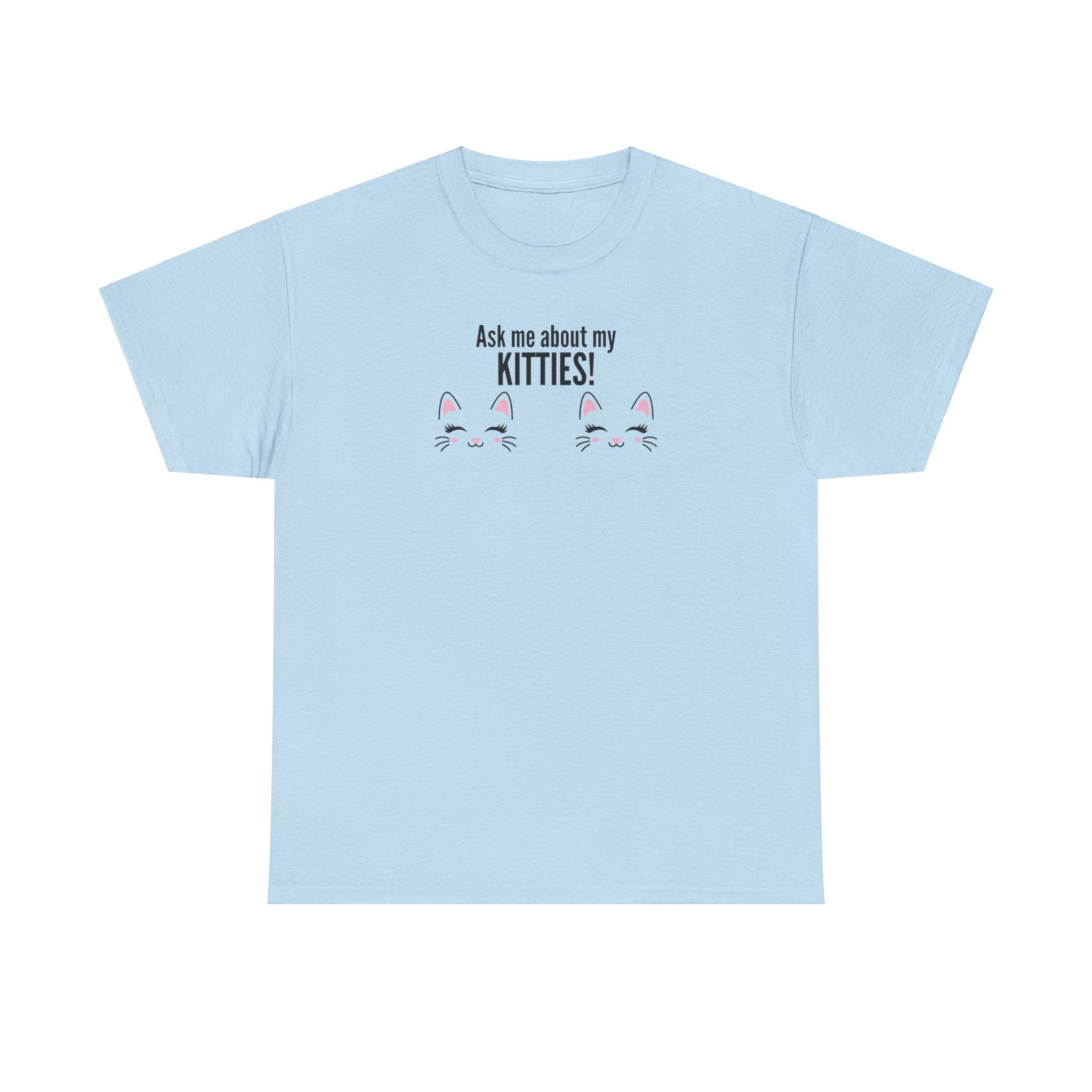 Ask Me About My Kitties Heavy Cotton Tee - T-Shirt - EpiAl's Shop