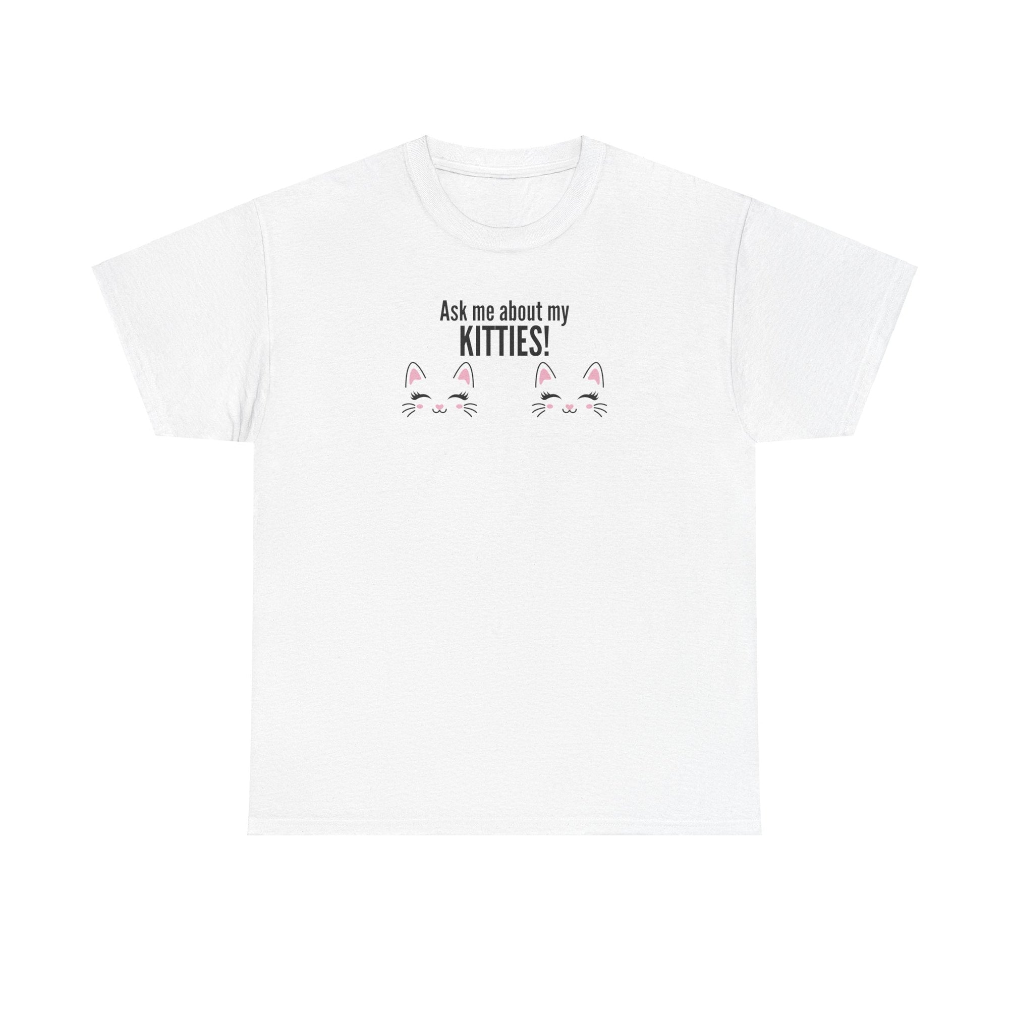 Ask Me About My Kitties Heavy Cotton Tee - T-Shirt - EpiAl's Shop