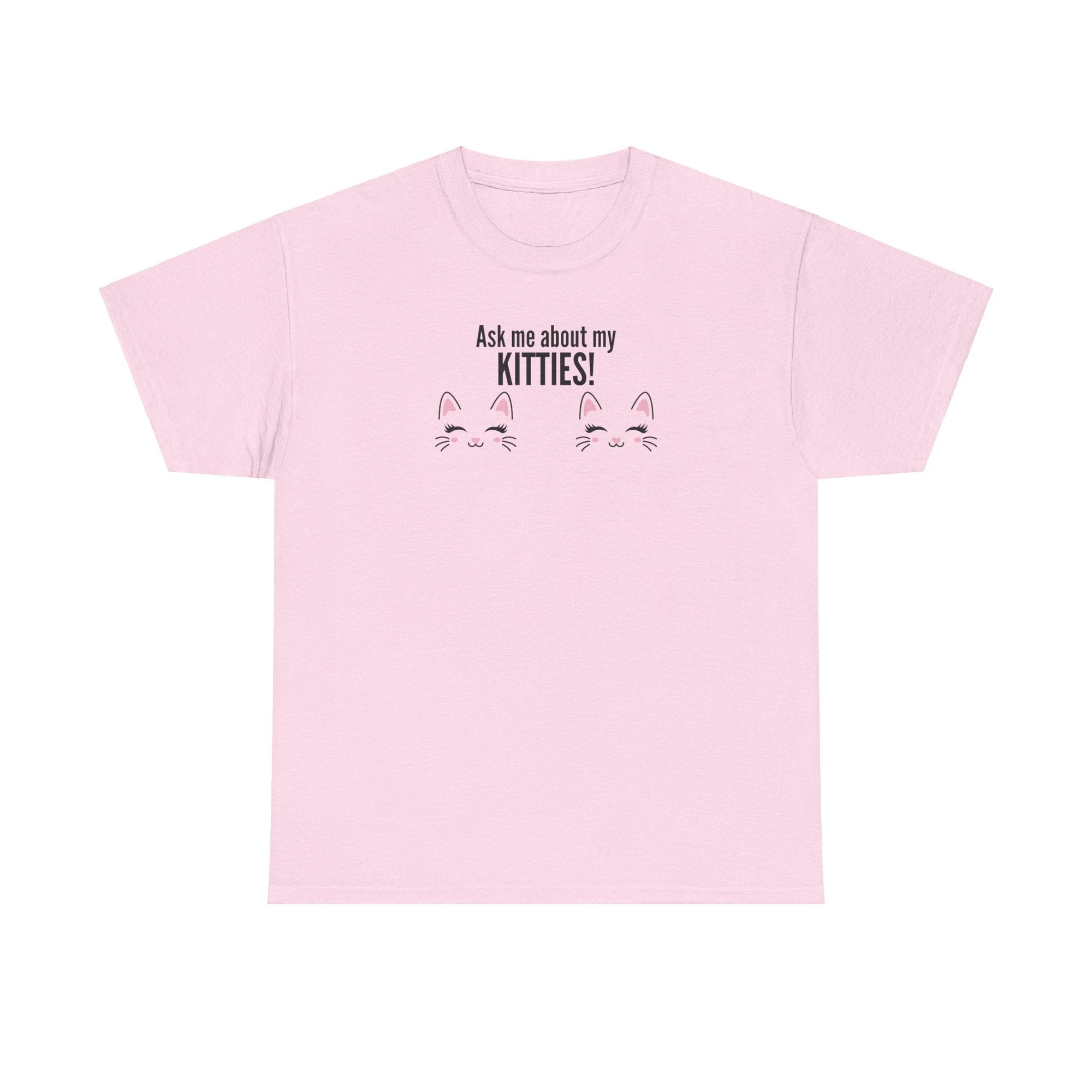 Ask Me About My Kitties Heavy Cotton Tee - T-Shirt - EpiAl's Shop