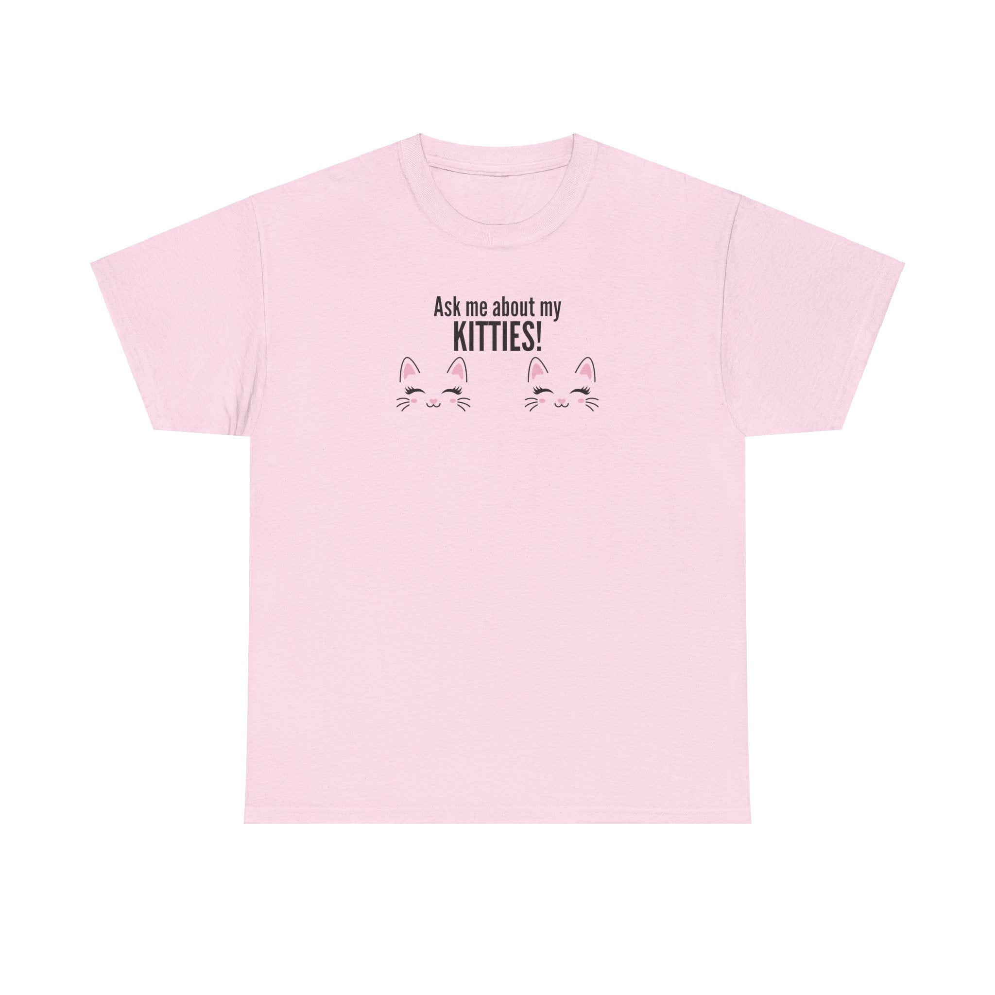 Ask Me About My Kitties Heavy Cotton Tee - T-Shirt - EpiAl's Shop