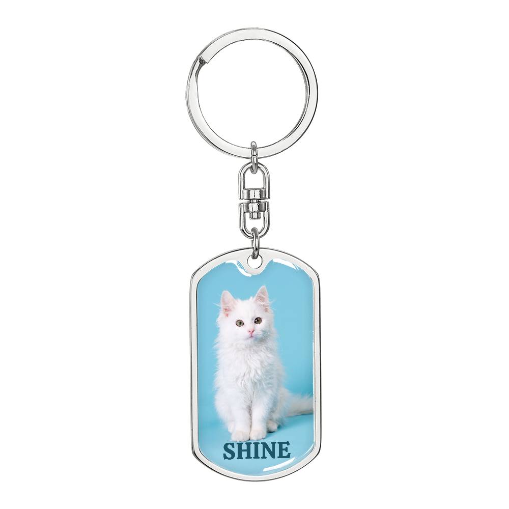 Photo depicting the ​Shine Keychain from EpiAl's Shop.