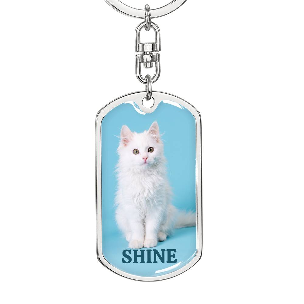 Photo depicting the ​Shine Keychain from EpiAl's Shop.