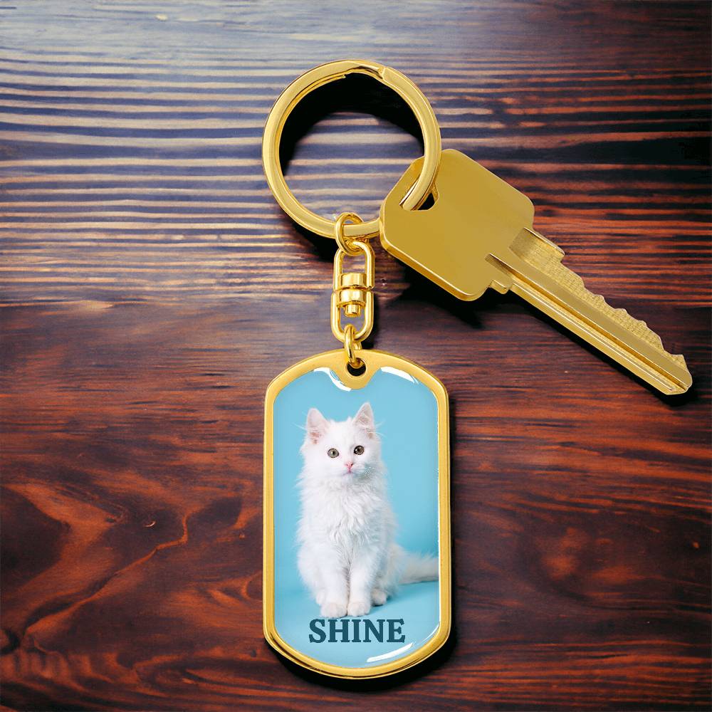 Photo depicting the ​Shine Keychain from EpiAl's Shop.
