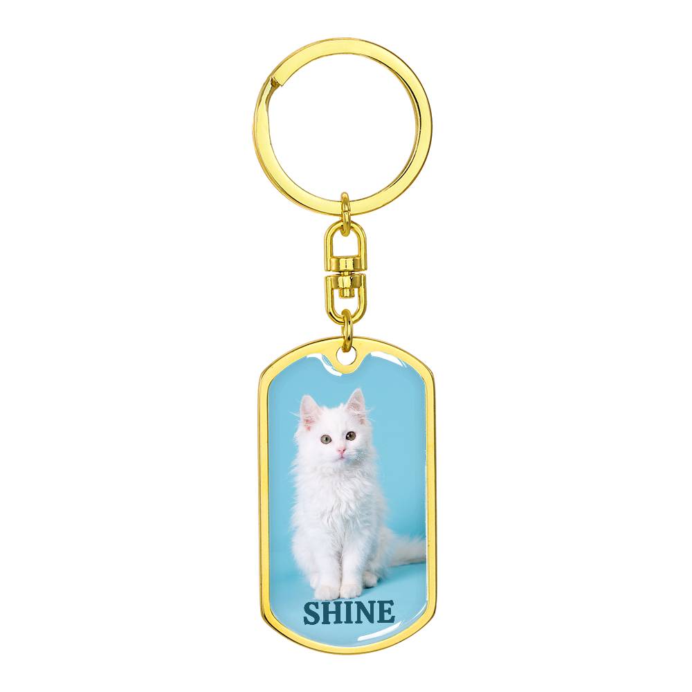 Photo depicting the ​Shine Keychain from EpiAl's Shop.