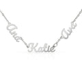 Personalized Multi-Name Necklace | Custom Script Name Jewelry