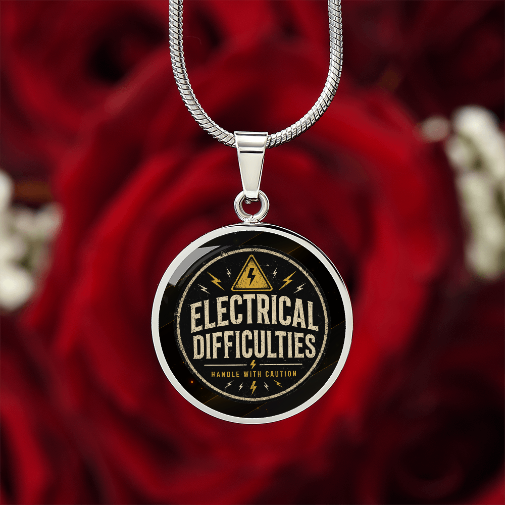 Electrical Difficulties Subtle Epilepsy Awareness Necklace