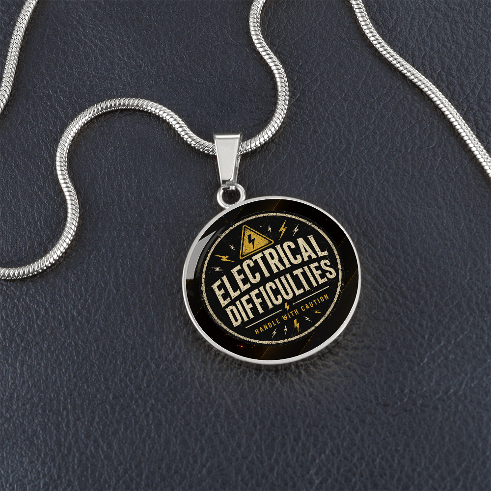 Electrical Difficulties Subtle Epilepsy Awareness Necklace