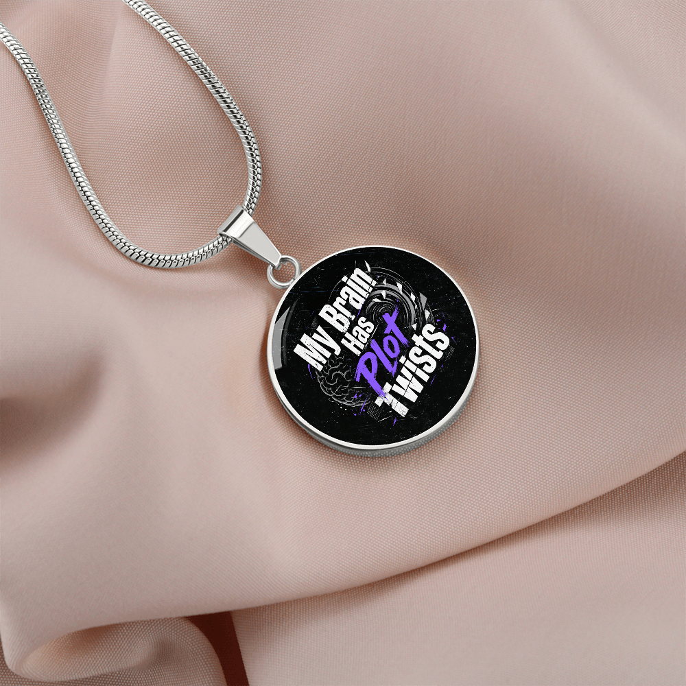 My Brain Has Plot Twists Necklace