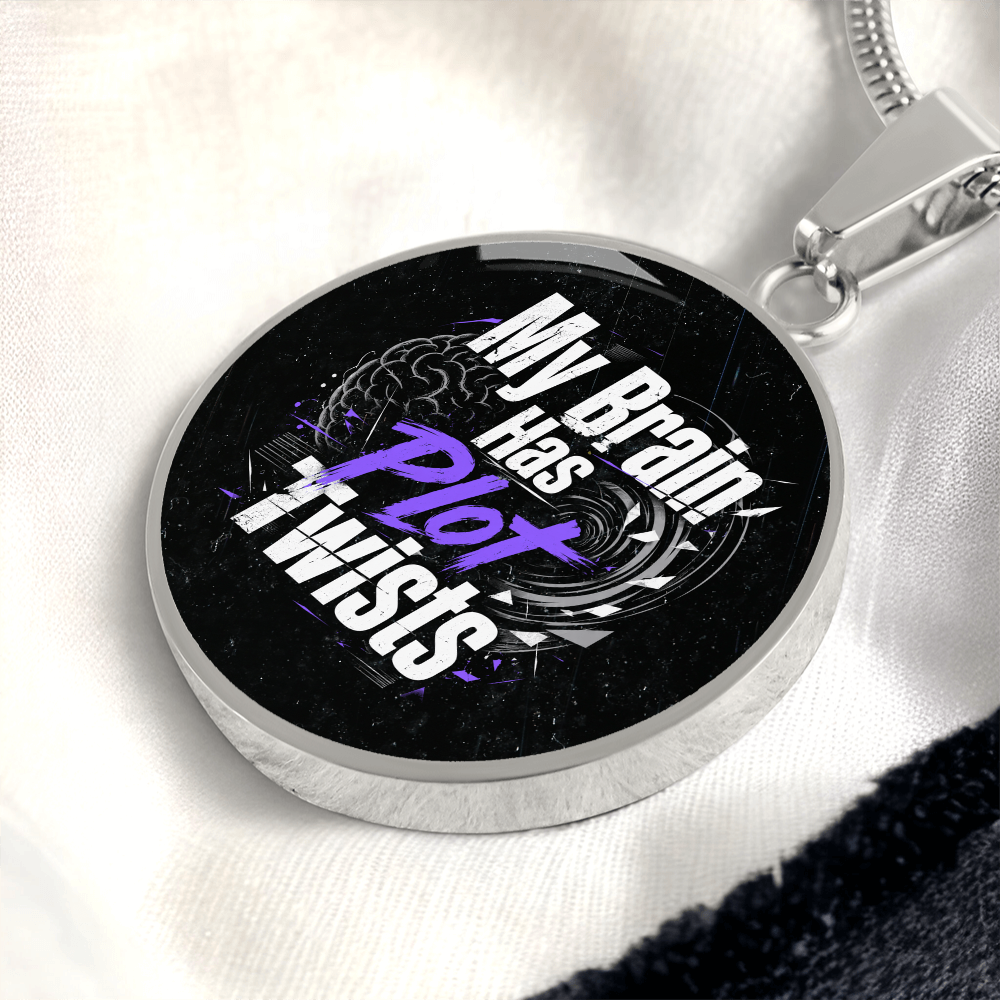 My Brain Has Plot Twists Necklace