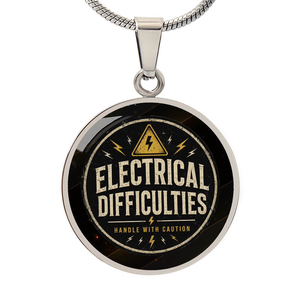 Electrical Difficulties Subtle Epilepsy Awareness Necklace