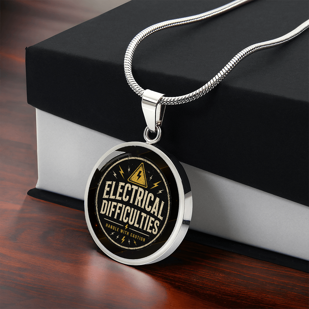 Electrical Difficulties Subtle Epilepsy Awareness Necklace