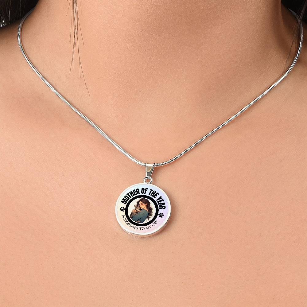 Mother of the Year Pendant Necklace