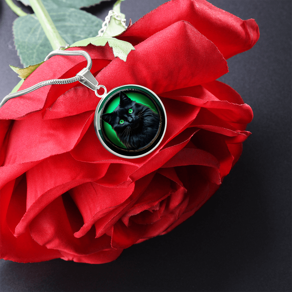 Black Beauty Cameo Necklace ShineOn Fulfillment