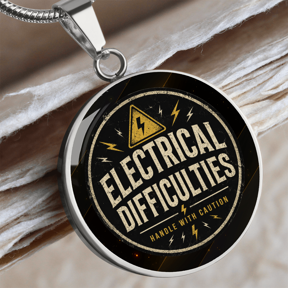 Electrical Difficulties Subtle Epilepsy Awareness Necklace