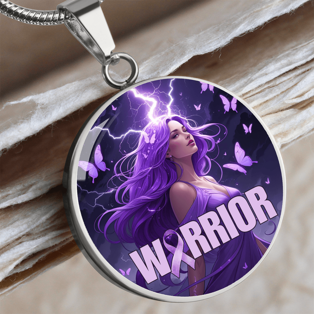 Beautiful Epilepsy Warrior Pendant Necklace