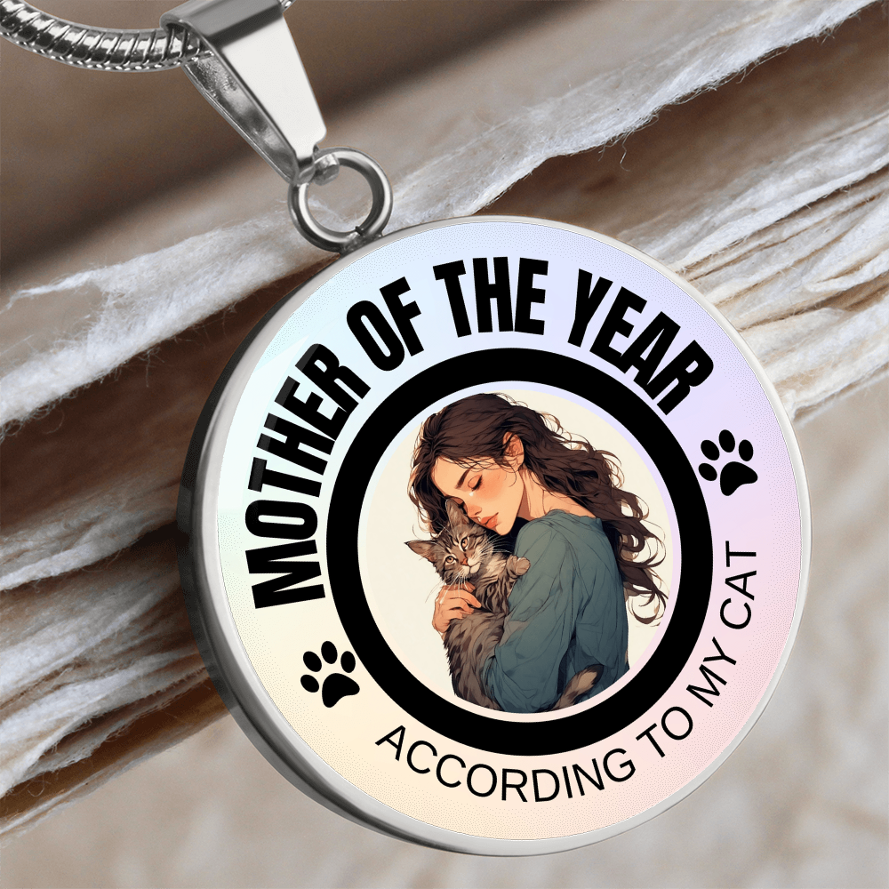 Mother of the Year Pendant Necklace