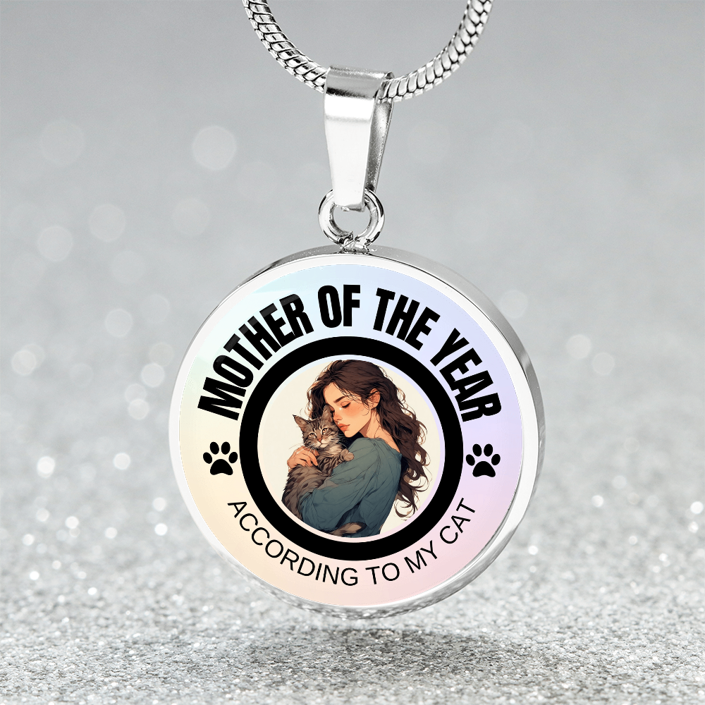Mother of the Year Pendant Necklace