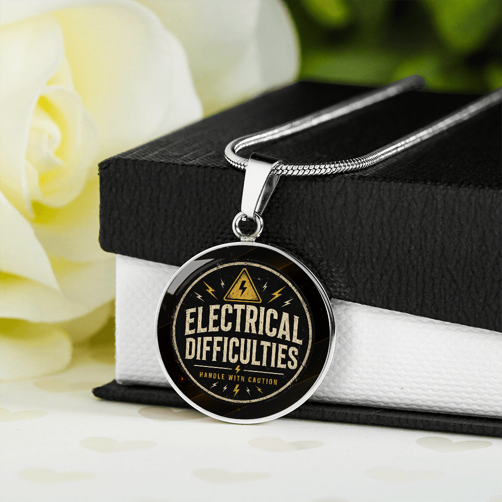 Electrical Difficulties Subtle Epilepsy Awareness Necklace