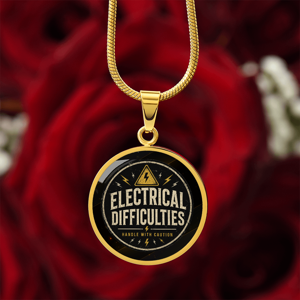 Electrical Difficulties Subtle Epilepsy Awareness Necklace