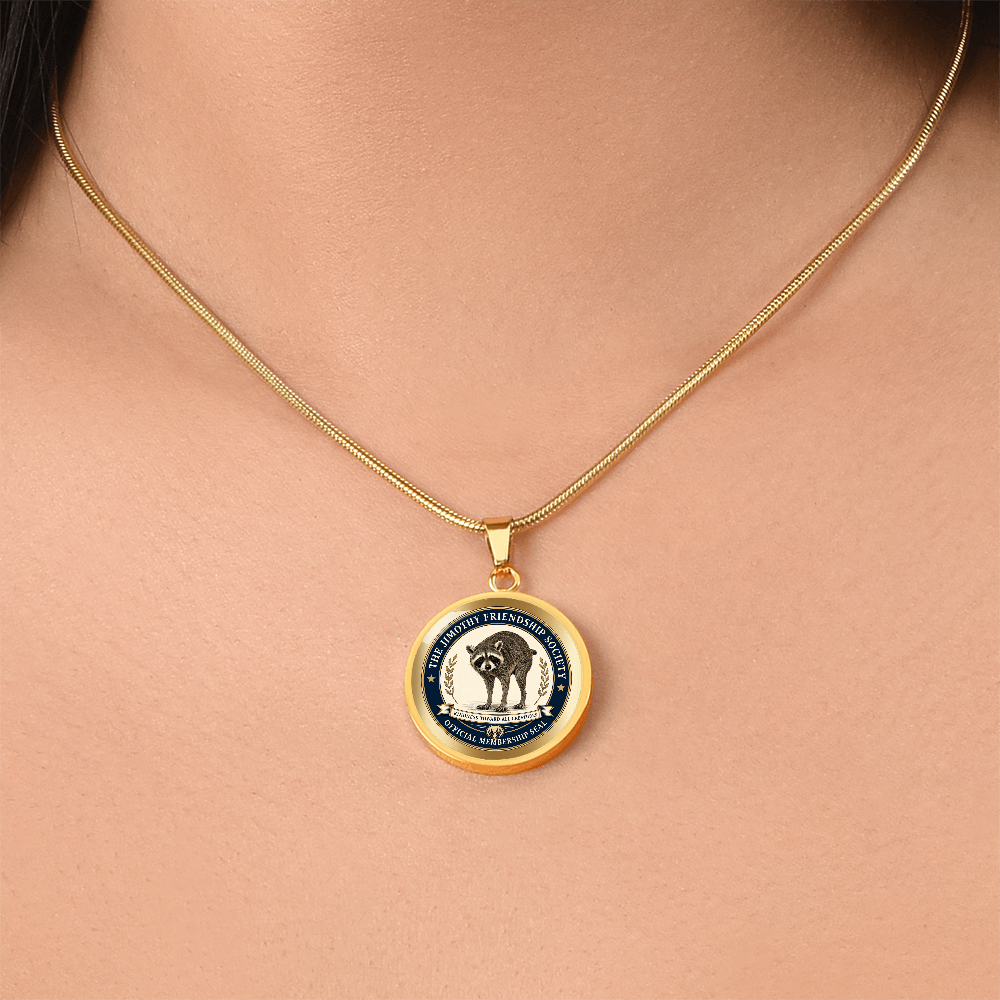 Jimothy Friendship Society Official Membership Necklace