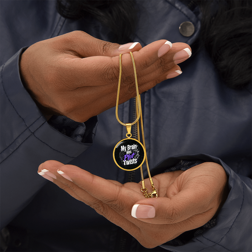 My Brain Has Plot Twists Necklace