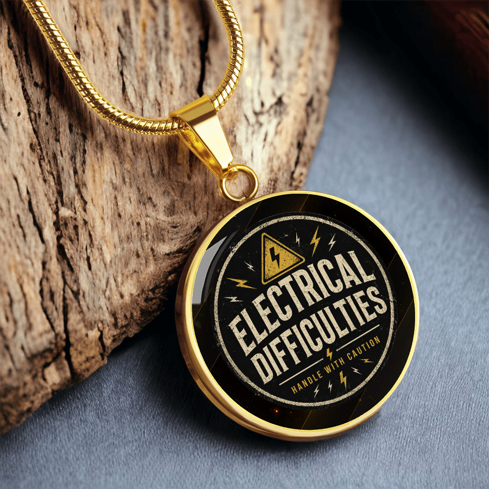 Electrical Difficulties Subtle Epilepsy Awareness Necklace
