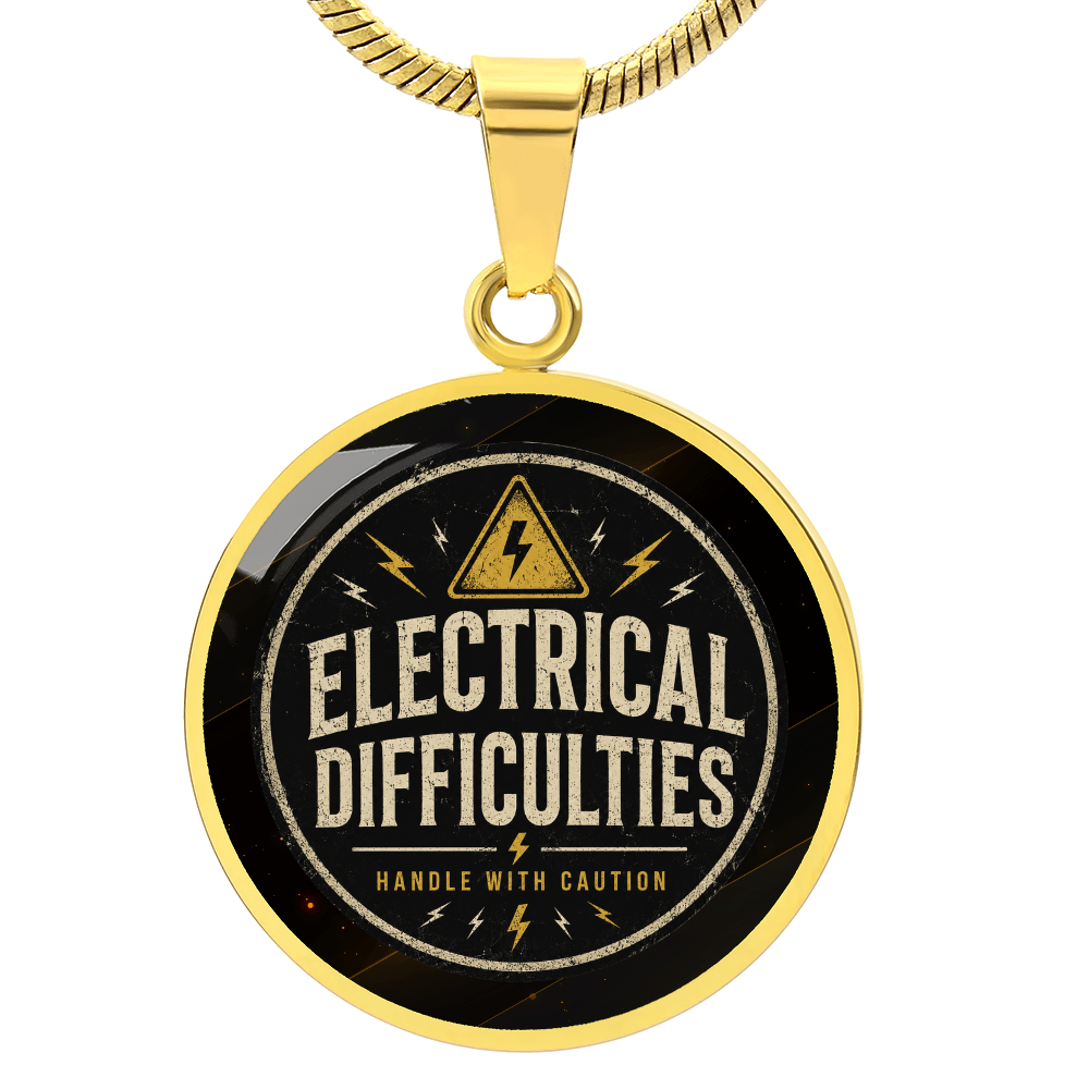 Electrical Difficulties Subtle Epilepsy Awareness Necklace