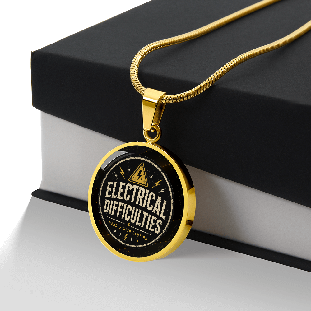 Electrical Difficulties Subtle Epilepsy Awareness Necklace