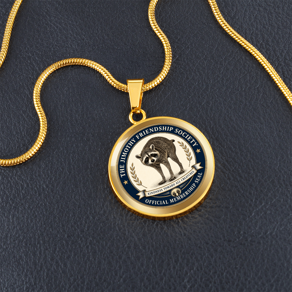 Jimothy Friendship Society Official Membership Necklace