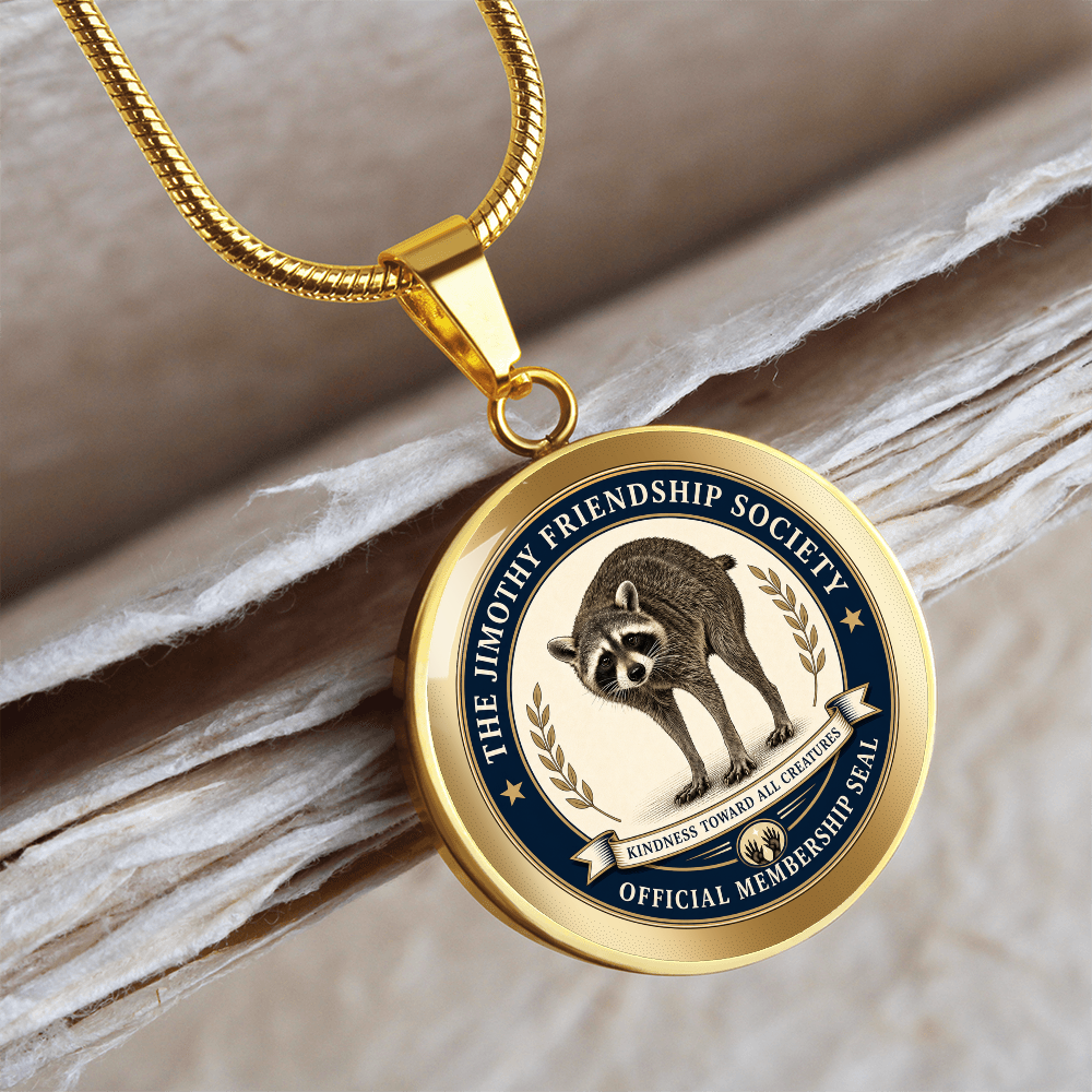 Jimothy Friendship Society Official Membership Necklace