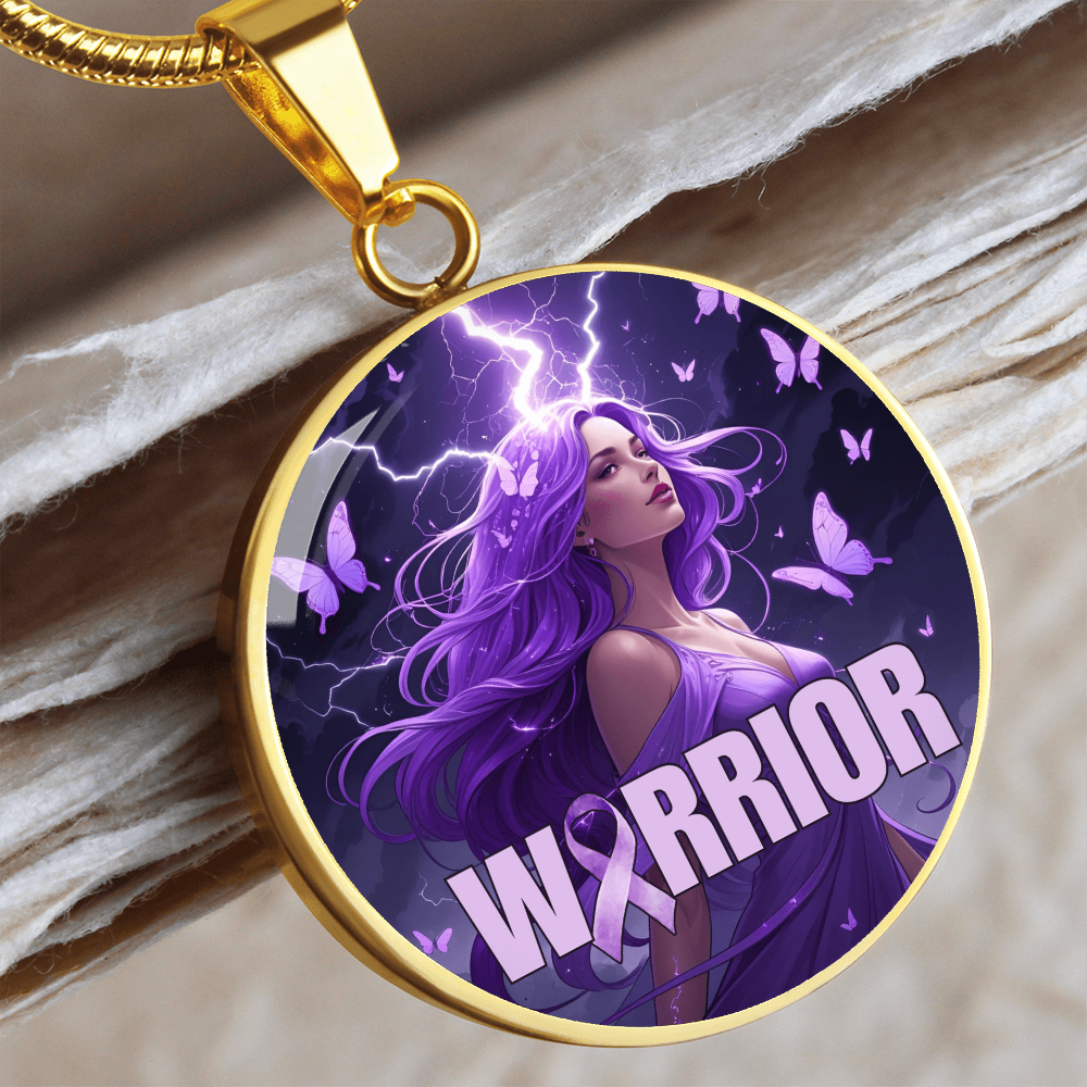 Beautiful Epilepsy Warrior Pendant Necklace