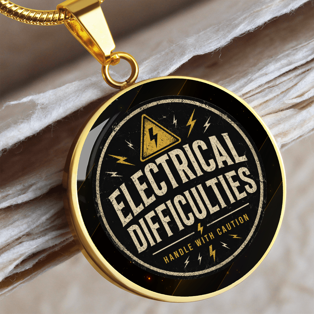 Electrical Difficulties Subtle Epilepsy Awareness Necklace