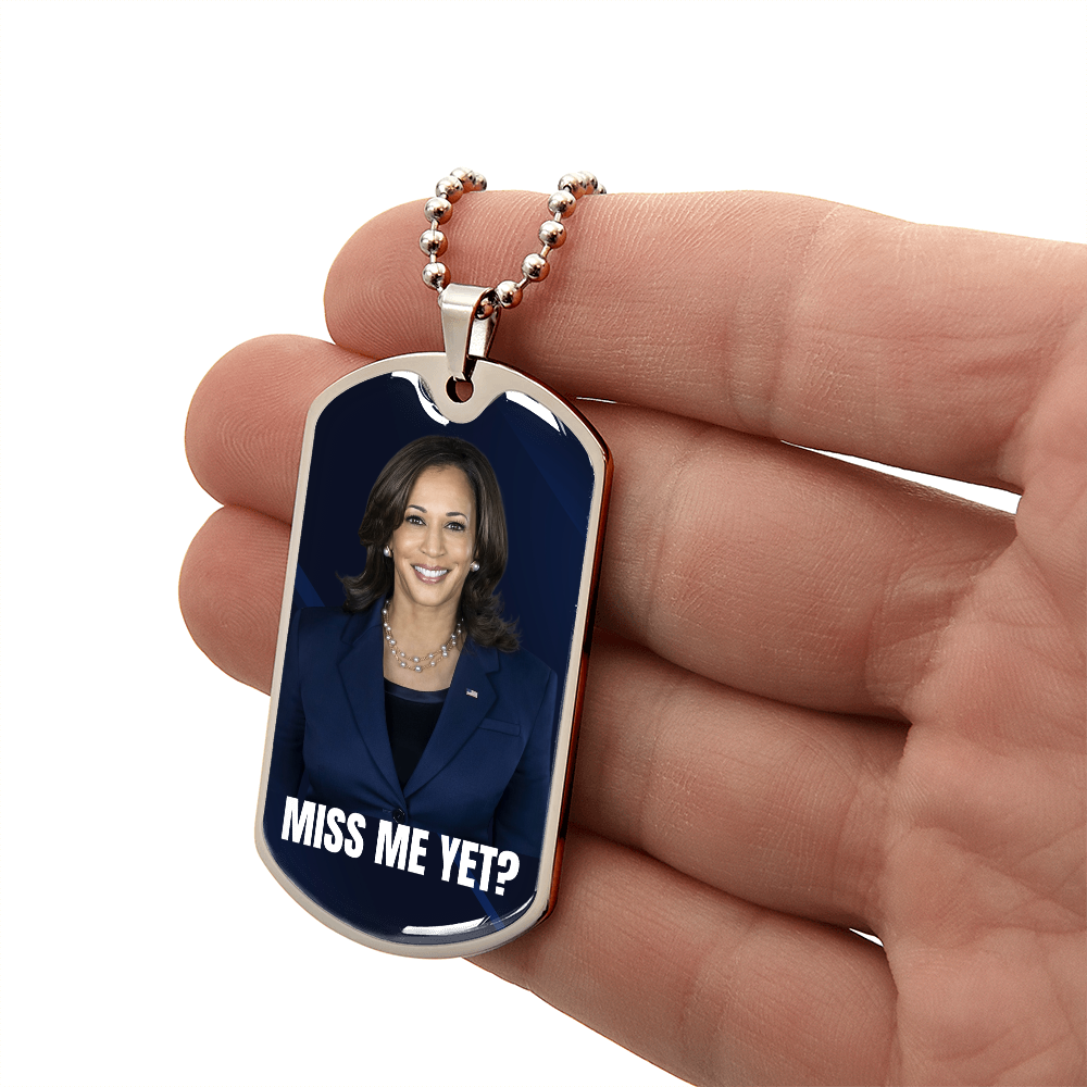 Miss Me Yet Political Statement Necklace