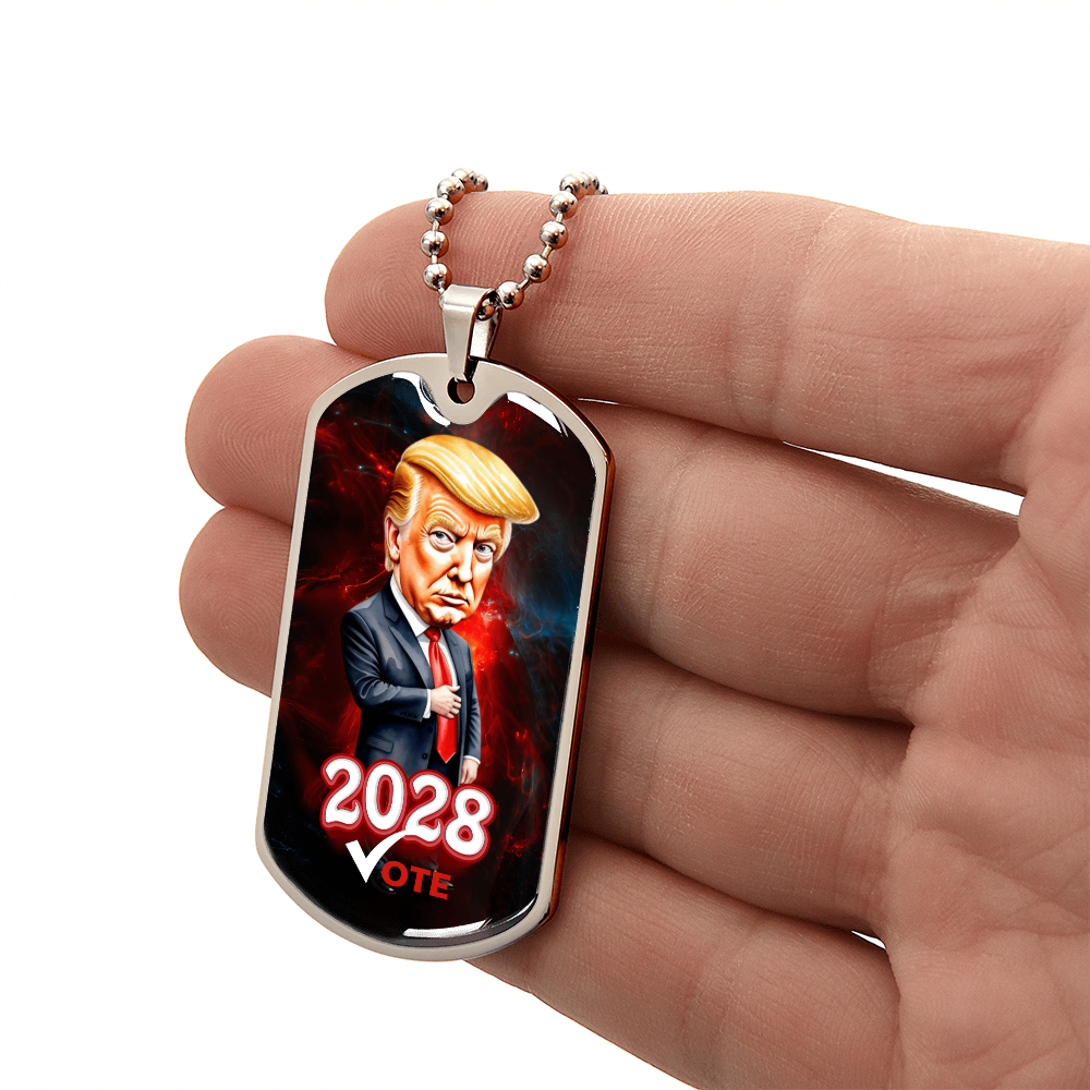 Trump for President 2028 Necklace