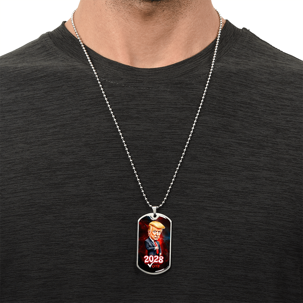 Trump for President 2028 Necklace