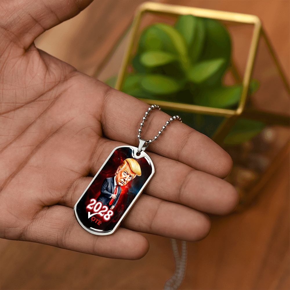 Trump for President 2028 Necklace
