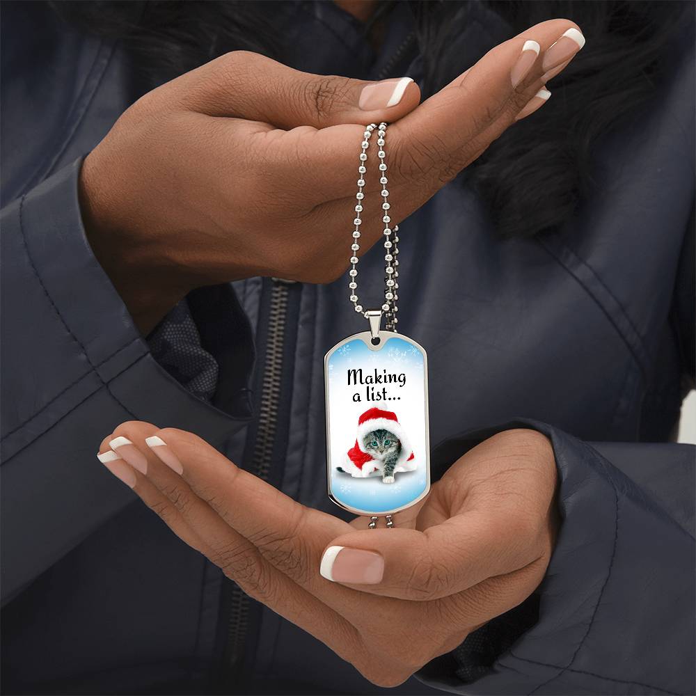 Making A List Necklace