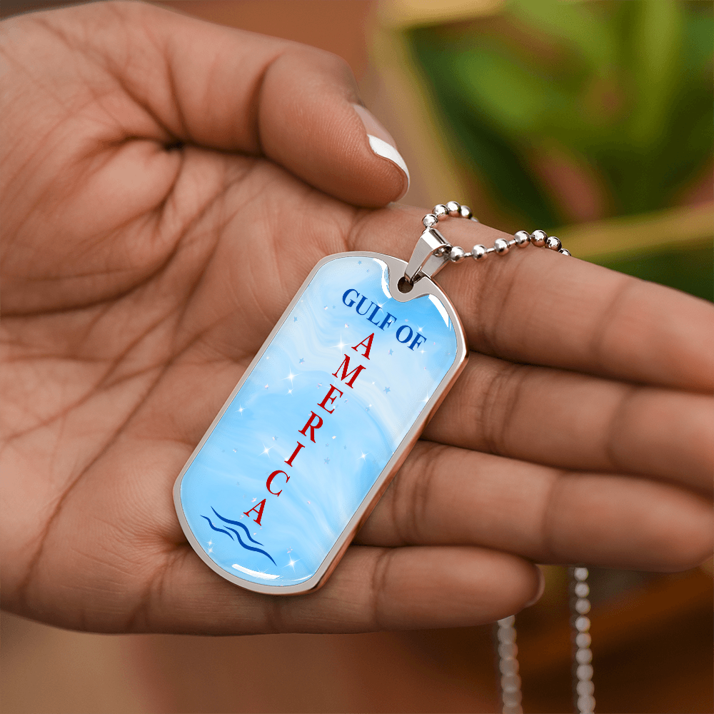 American Gulf Dog Tag Necklace