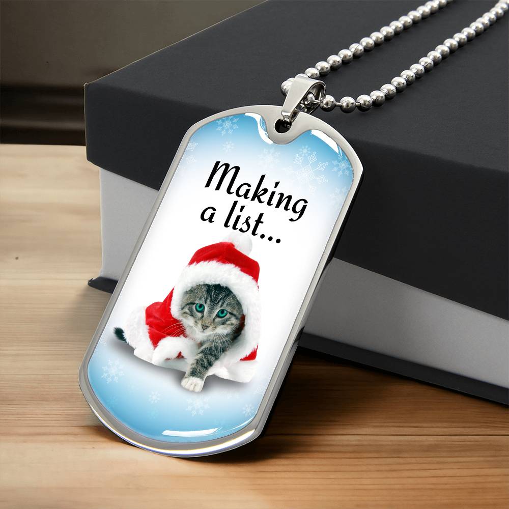 Making A List Necklace