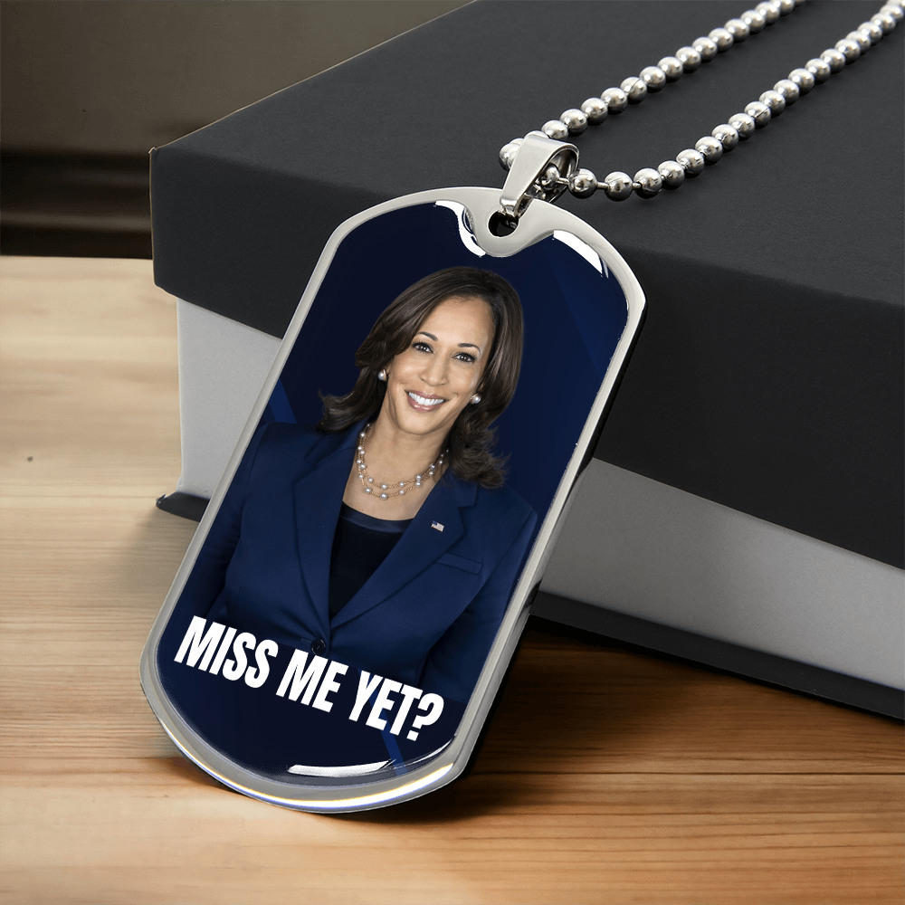 Miss Me Yet Political Statement Necklace