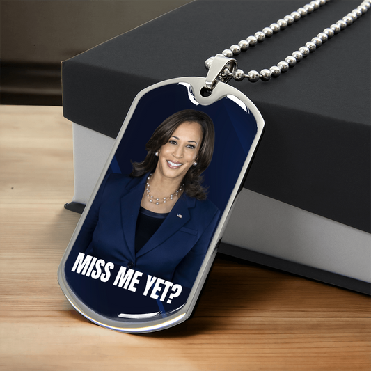 Miss Me Yet Political Statement Necklace