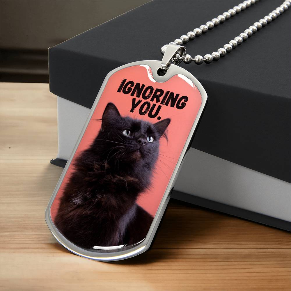 Photo depicting the ​Ignoring You Necklace from EpiAl's Shop.