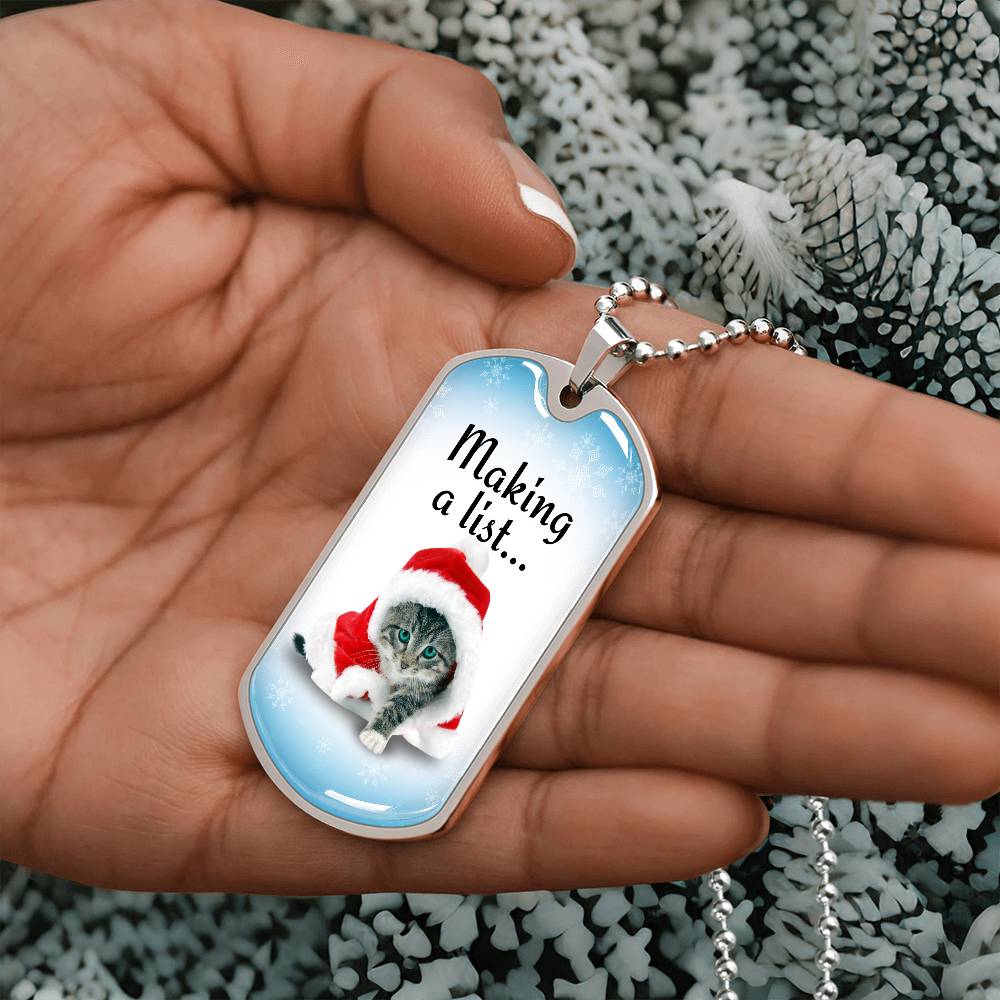 Making A List Necklace