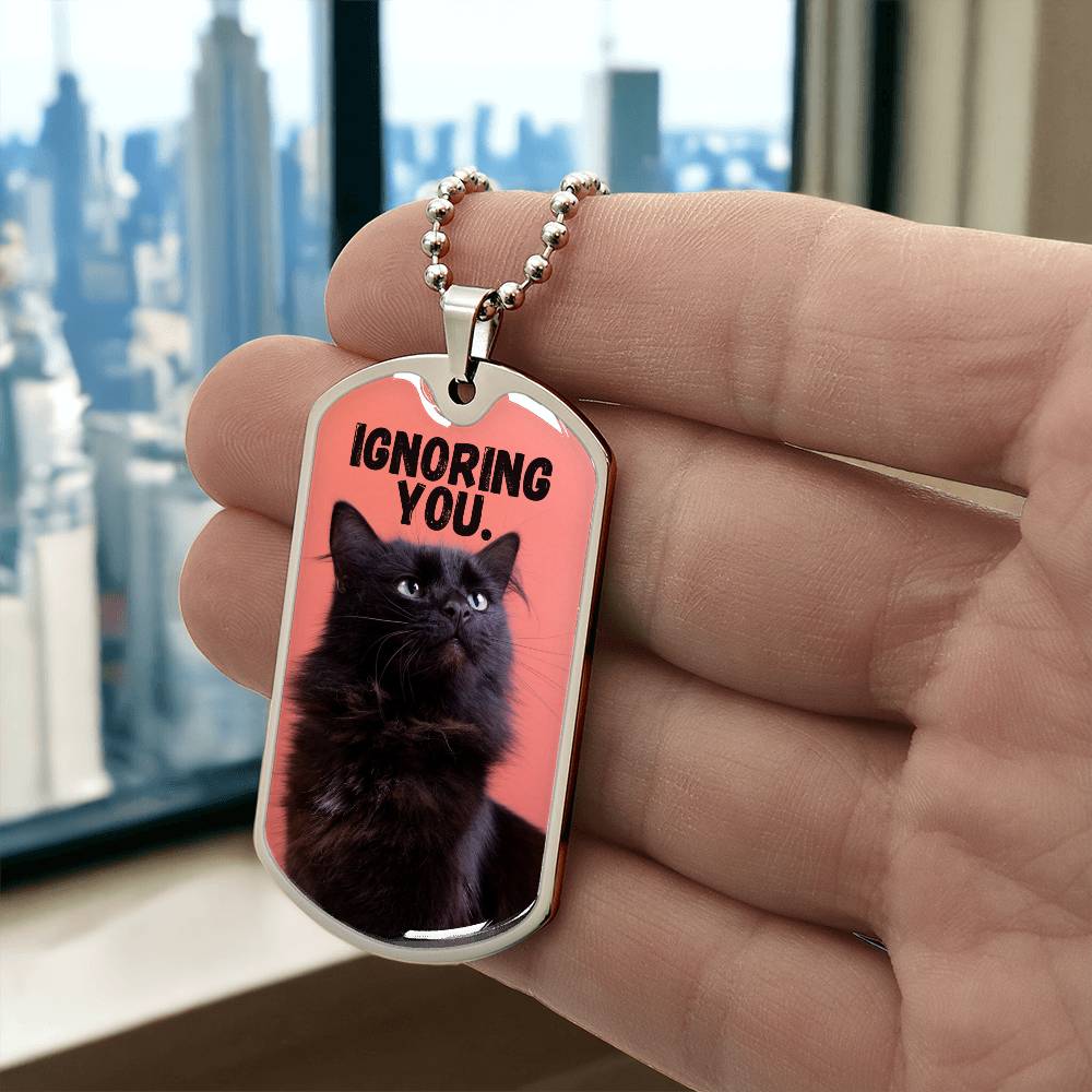 Photo depicting the ​Ignoring You Necklace from EpiAl's Shop.