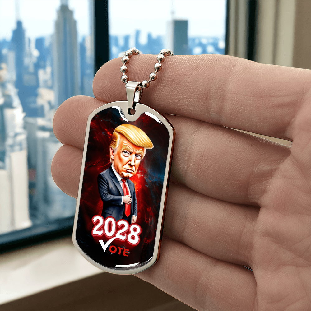 Trump for President 2028 Necklace