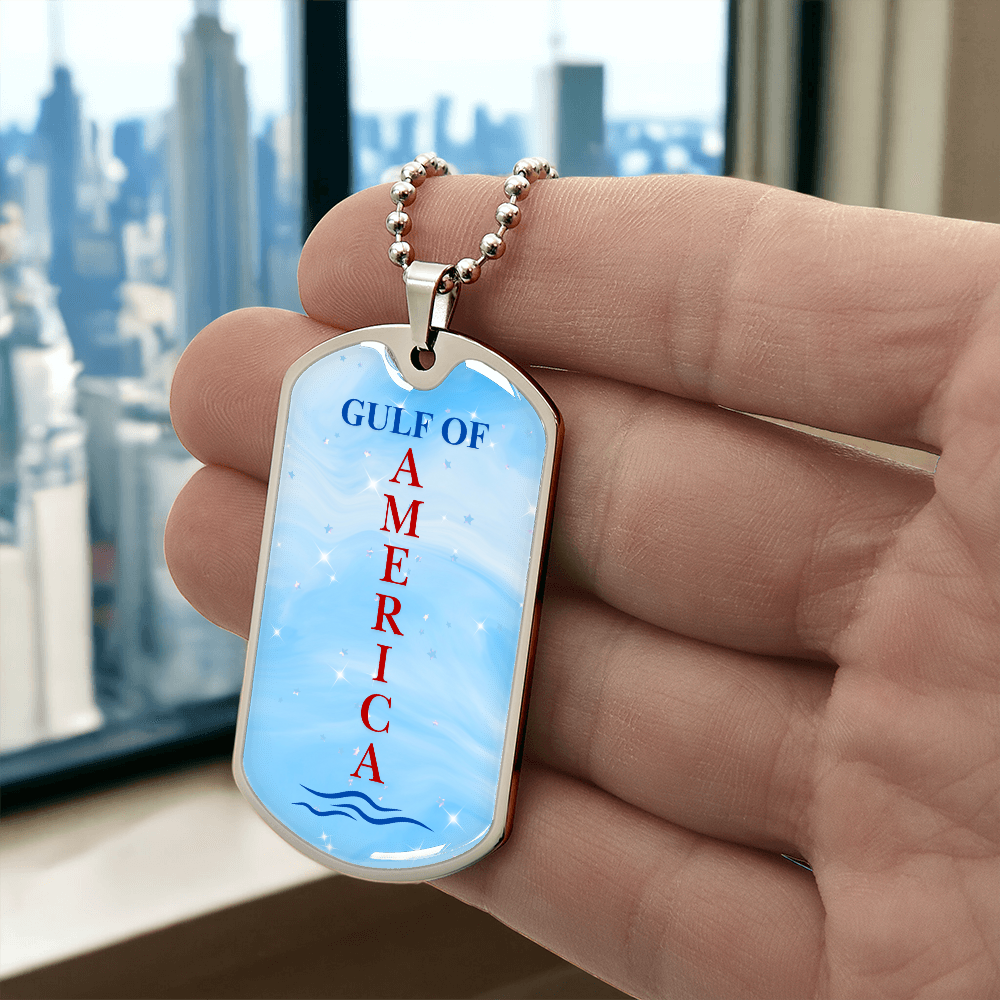 American Gulf Dog Tag Necklace
