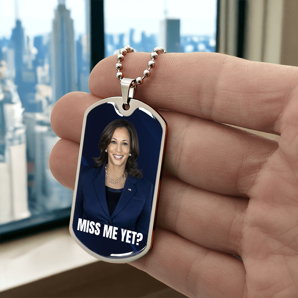 Miss Me Yet Political Statement Necklace